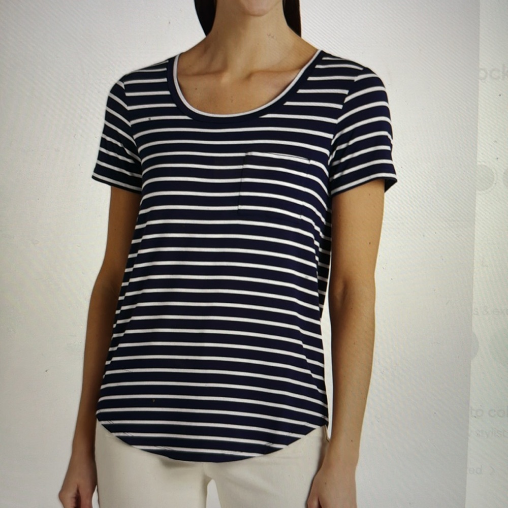 NWOT - Market & Spruce -  Elaine Pocket Short Sleeve Tee
